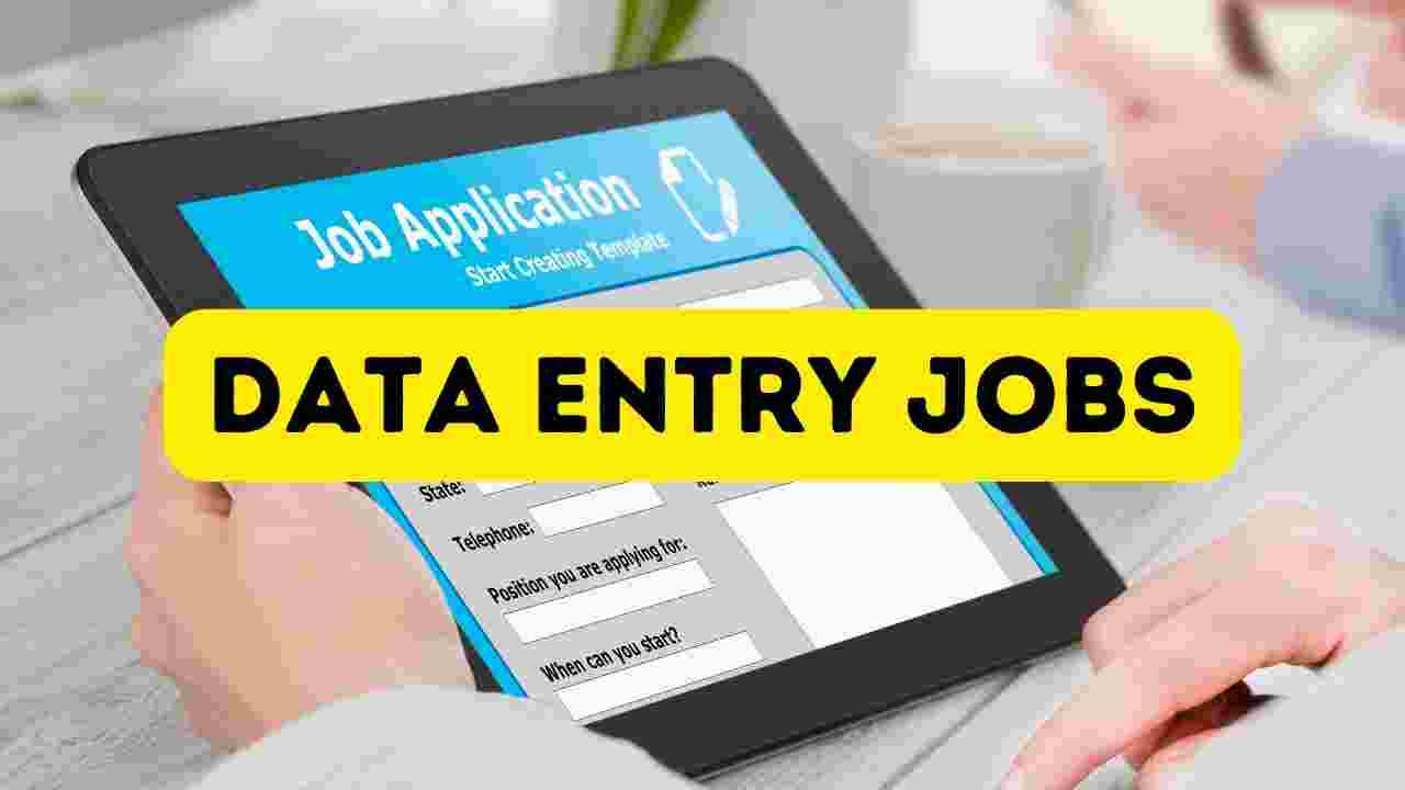 Data entry jobs